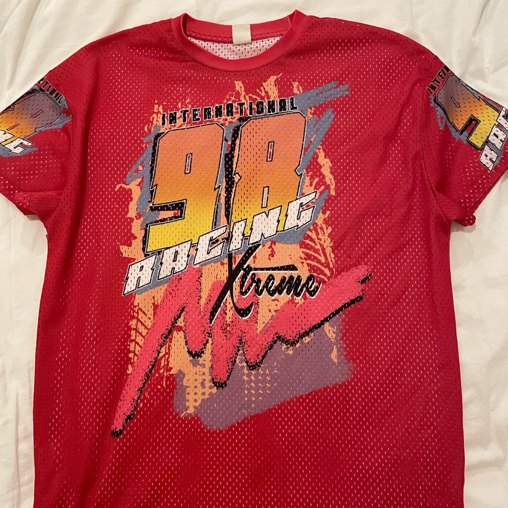Urban outfitters graphic racing Tee size extra small